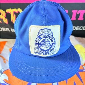 Blue Western Insurance Cap